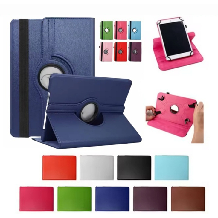 สําหรับFujitsuแท็บเล็ตQ508 Q509 Q5010 10.1 (10.1 นิ้ว) กรณีFolio 360 องศาหมุนUniversalแท็บเล็ตPUปกหน