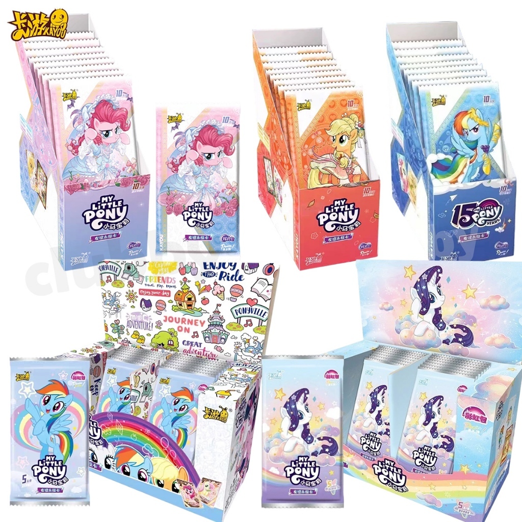 การ์ดสะสม My Little Pony Kayou Rainbow pack Rare FR/UR/USR Cards ของขวัญวันเกิดสําหรับเด็กผู้หญิง
