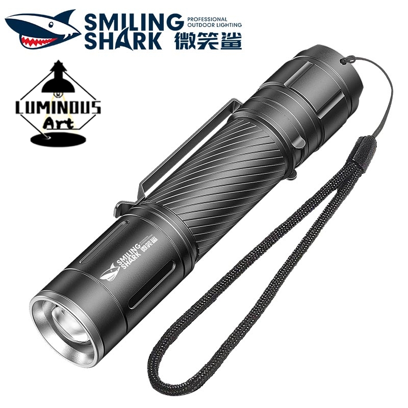 LUMINOUS ART SD7115 Extremely Bright XPE Type-C 3 โหมด Zoomable ไฟฉาย LED กันน้ําสําหรับ Camping ในครัวเรือน