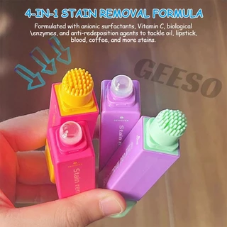 GEESO ปากกาขจัดคราบเปื้อน 12ml ไม่ต้องซ้ำ ล้างคราบน้ำมันและคราบเปื้อนได้ทันที Magic Stain Remover Pen 12ml Water-Free Instant Clothes Oil Dirt Remover 去渍笔