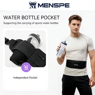 MENSPE กีฬาเอวกระเป๋าเข็มขัดเอว Cross Body กระเป๋าวิ่ง Pounch ปรับวิ่งแพ็คกันน้ําเอวกระเป๋าเงินโทรศัพท์ Fanny Pack เข็มขัดจ๊อกกิ้ง