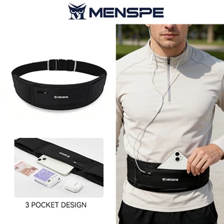 MENSPE กีฬาเอวกระเป๋าเข็มขัดเอว Cross Body กระเป๋าวิ่ง Pounch ปรับวิ่งแพ็คกันน้ําเอวกระเป๋าเงินโทรศัพท์ Fanny Pack เข็มขัดจ๊อกกิ้ง