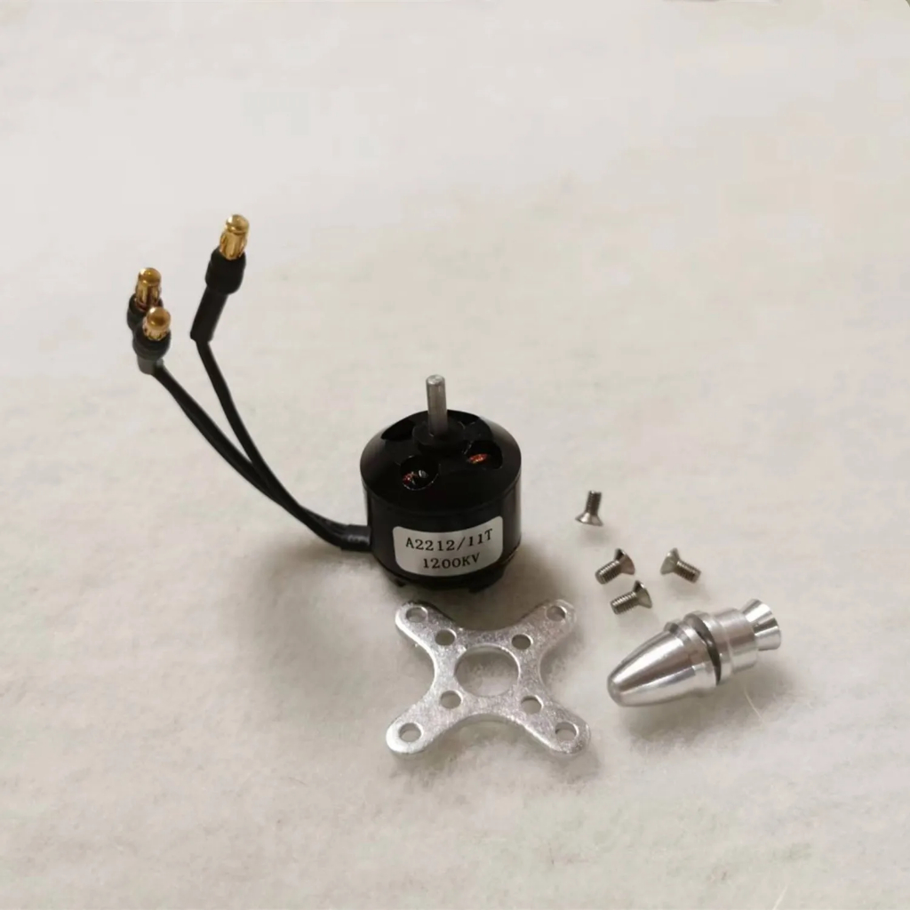 1pcs A2212 สีดํามอเตอร์ไร้แปรง 930KV 1000KV 1400KV 2200KV 2450KV 2700KV สําหรับ RC เครื่องบินเครื่อง