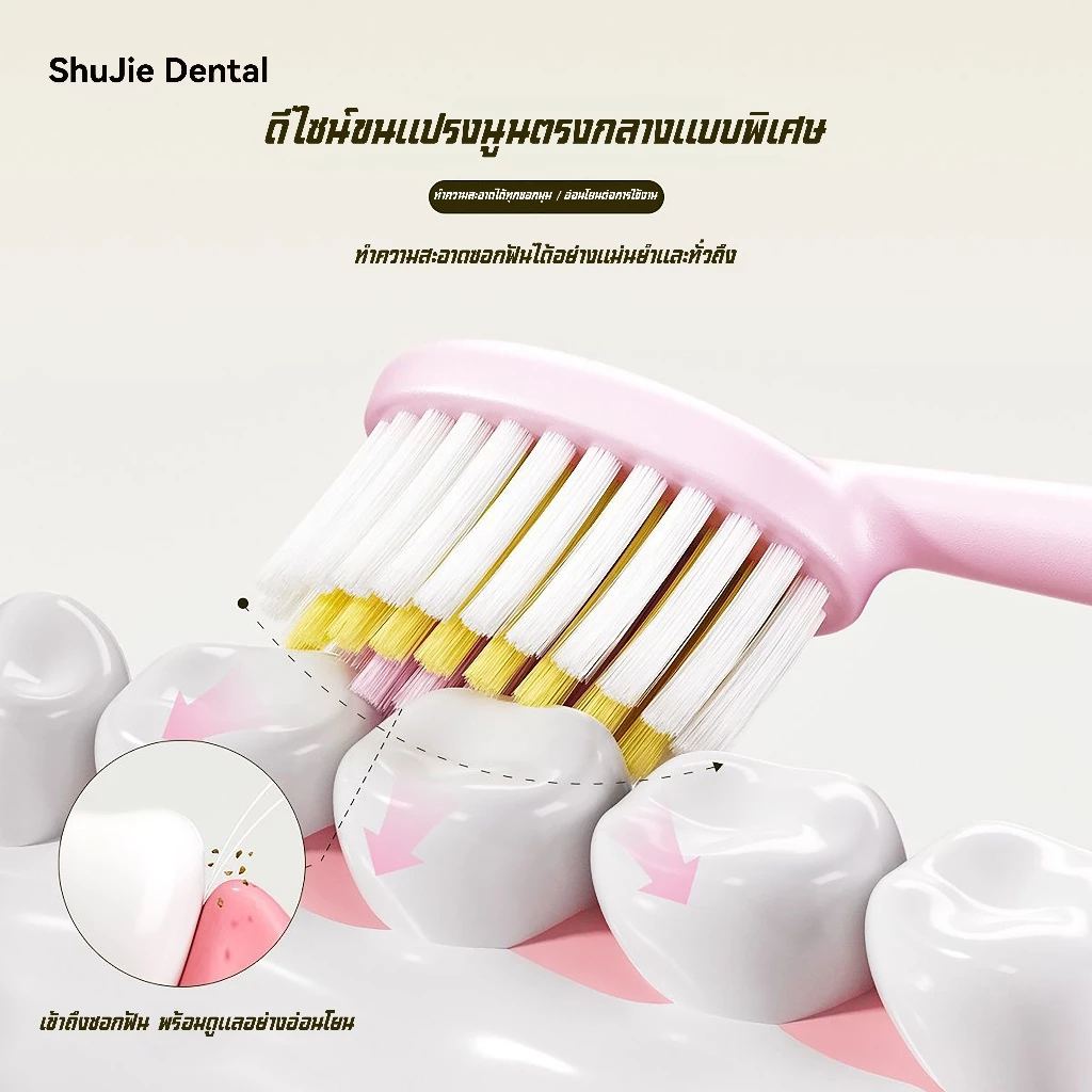 แปรงสีฟันผู้ใหญ่ ขนนุ่ม thumbnail 6