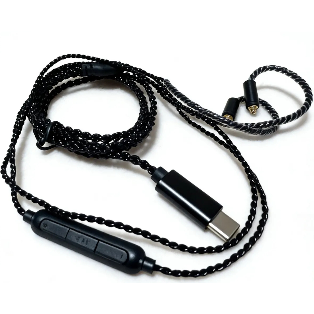 สายหูฟัง typec Plug สายอัพเกรดหูฟัง mmcx/ie80s/QDC Pin/0.78 Pin พร้อมสายไมโครโฟน