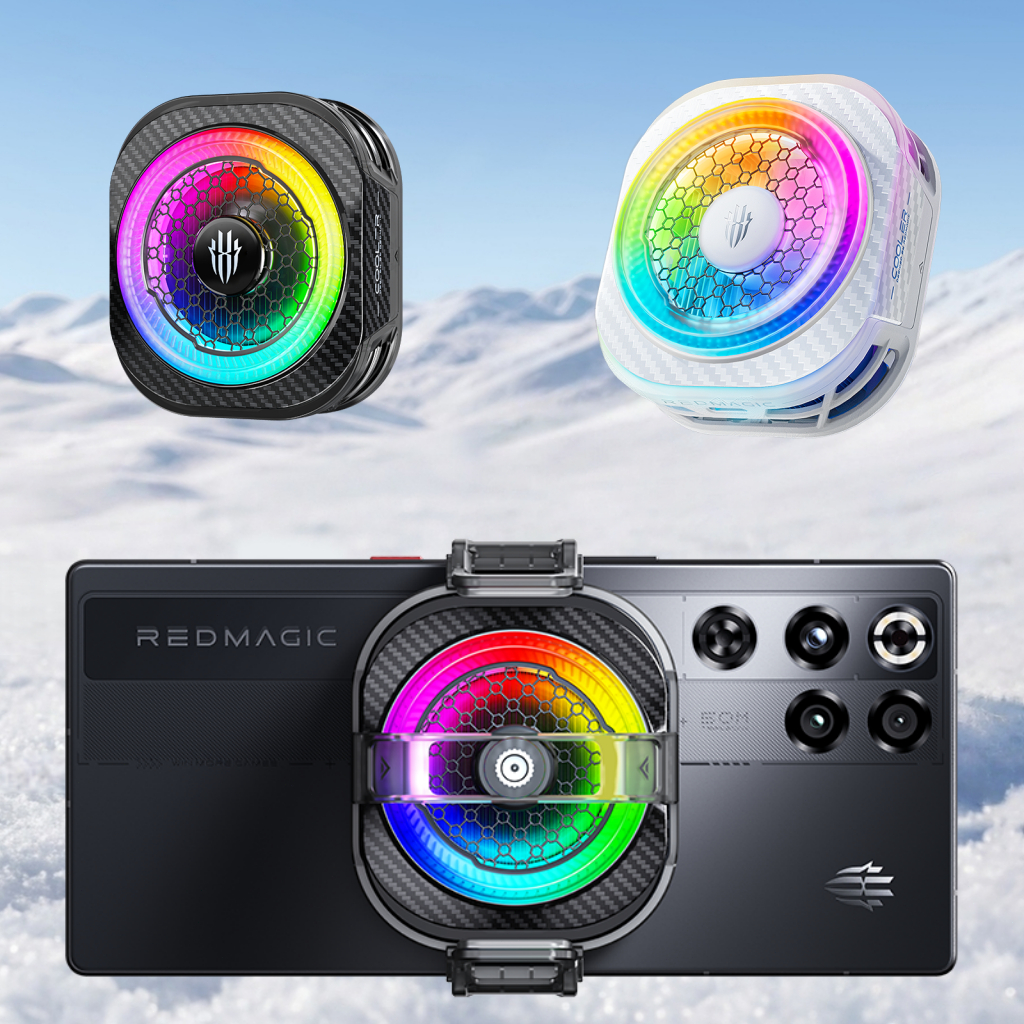 REDMAGIC Cryo Cooler 8 Pro | ระบายความร้อนกำลังสูง 36 วัตต์ | ลดอุณหภูมิลงถึง -25 องศาเซลเซียส | ควบคุมอุณหภูมิ AI | พัดลมเทอร์โบใบพัด 11 ใบ (6200 รอบต่อนาที)