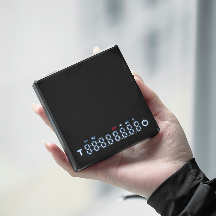 เครื่องชั่งกาแฟอัจฉริยะ coffee-scale แบบเทเองความแม่นยำสูงสามารถจับเวลาได้ การเปลี่ยนหน่วย oz/g