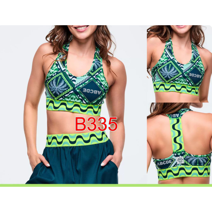 Zumba Fitness เสื้อผ้ากีฬาเสื้อกั๊ก bra racerback
