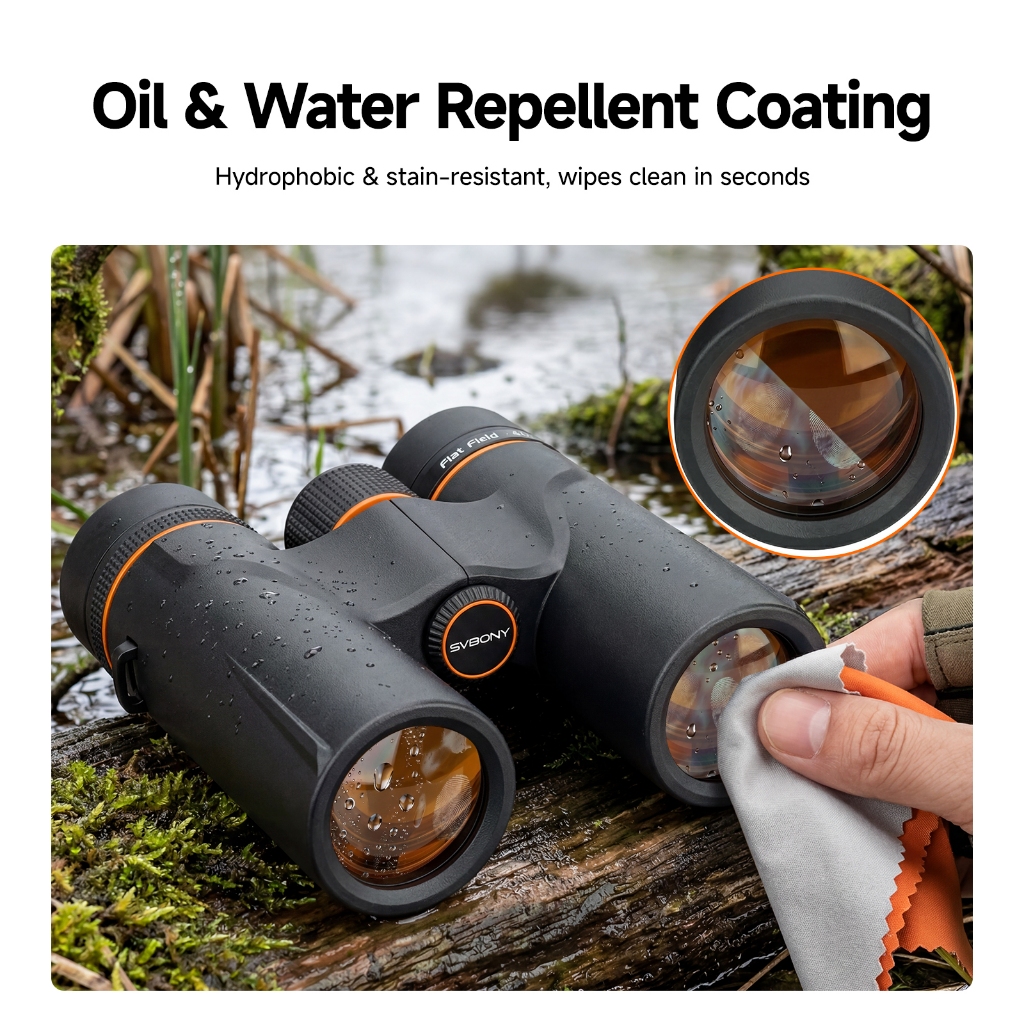 Svbony SA207 8x32 APO Birding กล้องส่องทางไกลไนโตรเจนที่เต็มไปด้วย IPX7 กันน้ํา FBMC สําหรับ Tropical Bird ดูและกลางแจ้ง — صورة 7