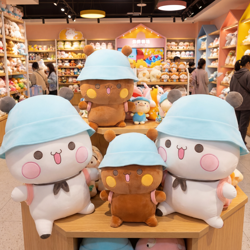 ตุ๊กตาหมี YiEr & Bubu น่ารัก ตุ๊กตาการ์ตูนนุ่มนิ่ม ของขวัญวันเกิดที่สมบูรณ์แบบสำหรับสาวๆ