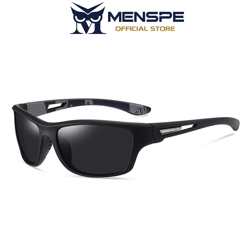 MENSPE แว่นกันแดดโพลาไรซ์ผู้ชายแว่นกันแดดแว่นตากีฬากลางแจ้ง UV400 แว่นกันแดดการมองเห็นสะอาดน้ําหนักเบา