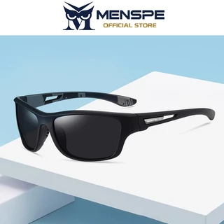 MENSPE แว่นกันแดดโพลาไรซ์ผู้ชายแว่นกันแดดแว่นตากีฬากลางแจ้ง UV400 กันแดดการมองเห็นสะอาดน้ําหนักเบา