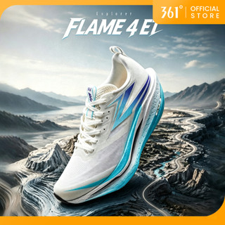 【New Color】361 Degrees Flame 4 ET Men Women Running Shoes Breathable Anti-slip Durable 672612223