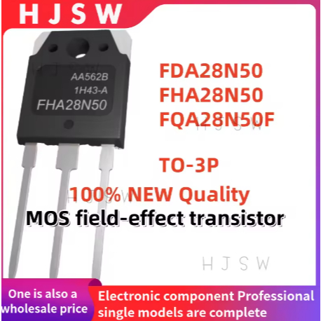 5PCS 100% ยี่ห้อใหม่และคุณภาพ FDA28N50 FHA28N50 FQA28N50F 28N50 TO-3P MOS field-effect ทรานซิสเตอร์