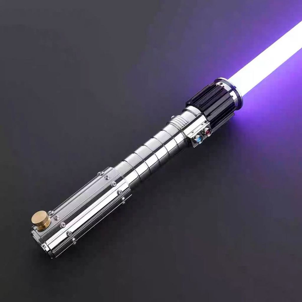 DAMIENSABER Mara Jade Skywalker โลหะ Lightsaber Neopixel RGB Light Saber– Force FX Elite RGB คอสเพลย