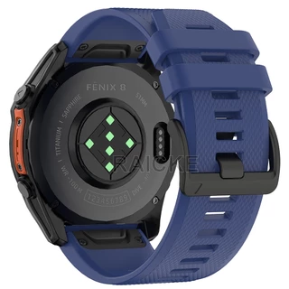 กีฬาสายรัดซิลิโคน Quick Release Watchband สําหรับ Garmin Fenix 8 51mm 47mm/ 7X pro / 6 / 5X Plus / Fenix3 hr / Forerunner 970 965 945 935
