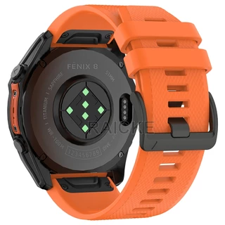 กีฬาสายรัดซิลิโคน Quick Release Watchband สําหรับ Garmin Fenix 8 51mm 47mm/ 7X pro / 6 / 5X Plus / Fenix3 hr / Forerunner 970 965 945 935