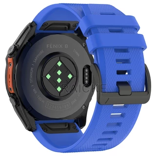 กีฬาสายรัดซิลิโคน Quick Release Watchband สําหรับ Garmin Fenix 8 51mm 47mm/ 7X pro / 6 / 5X Plus / Fenix3 hr / Forerunner 970 965 945 935