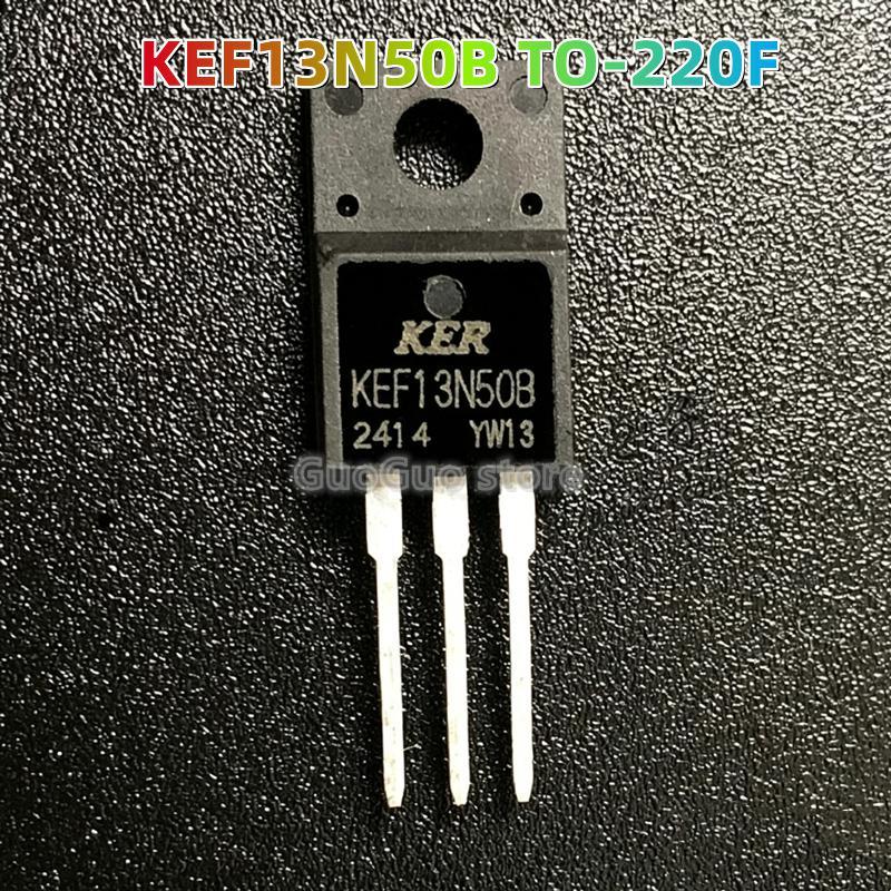 5pcs KEF13N50B TO-220F KEF13N50 TO220F 13A/500V N-channel MOSFET ทรานซิสเตอร์ใหม่เดิม