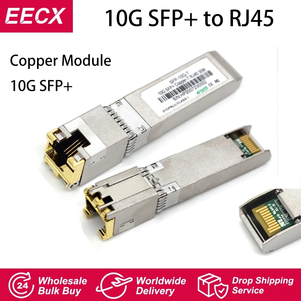 10G SFP+ RJ45 Passive Copper Cable Module - 30 เมตร - 10000M SFP Ethernet Transceiver - เข้ากันได้กับ Cisco, M-Teng, Huawei - เวอร์ชัน 5.0