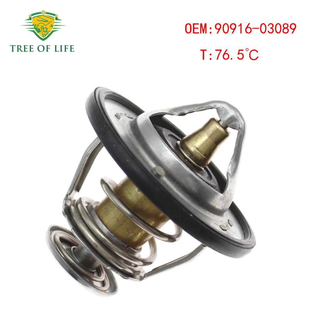กระติกน้ําร้อนพร้อมราง 76°C 90916-03089 สําหรับTOYOTA LAND CRUISER V8 4.2 4.5 HZJ80 LZJ79 VDJ200 1HZ