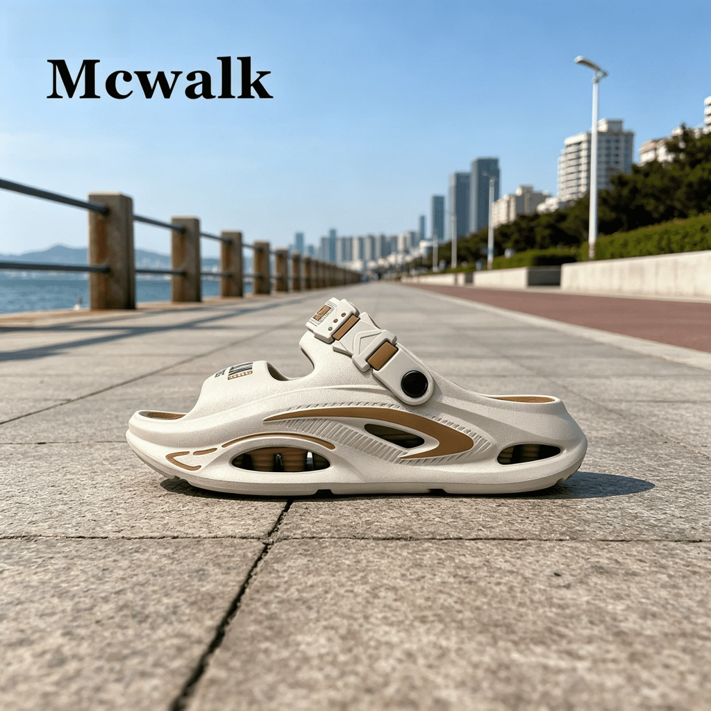 MCWALK รองเท้าแตะ EVA รองรับอุ้งเท้า ยูนิเซ็กซ์ ทนใช้งานนาน กันแบคทีเรีย กันลื่น ใส่คอมมิวท์ได้
