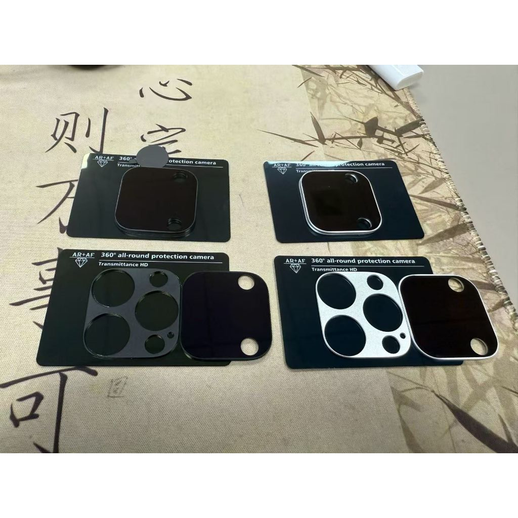 ฟิล์มเลนส์กล้อง iPhone Armor Filter 14/15/16/17 Pro Max เต็มรูปแบบ AR ลดแสงกันรอย