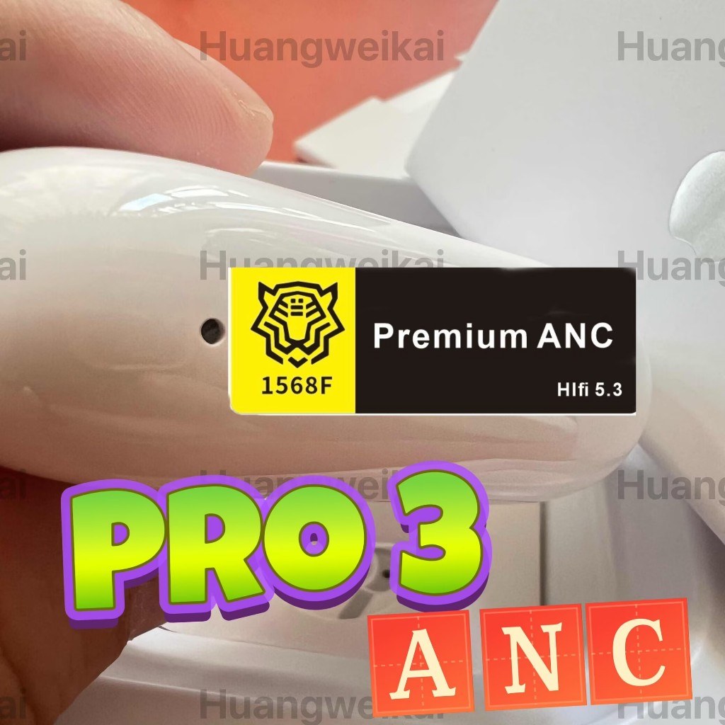 TOP 1 2026 Gen4TYPE-c pro 3 ANC real Premium Pro 2 Rename GPS หูฟังไร้สายบลูทูธ Fone พร้อมไมโครโฟน v