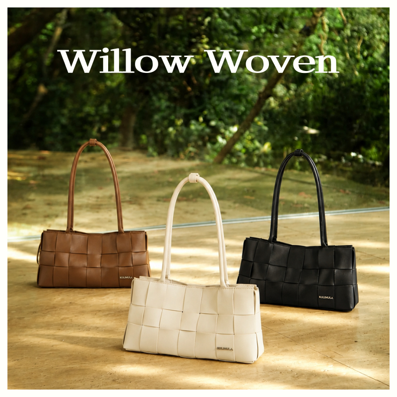 kulimula Willow Woven Bag ถุงผ้าทอ กระเป๋าสะพายไหล่ ✅มีพาร์ติชั่นภายใน Shoulder