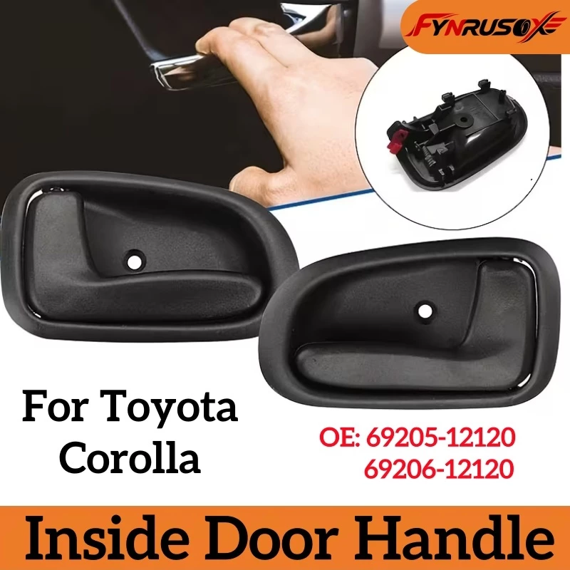 สําหรับ Toyota Corolla AE101 AE100 มือจับประตูด้านในด้านในด้านในที่จับ 69206-12120 / 69205-12120 (ซ้าย / ขวา)
