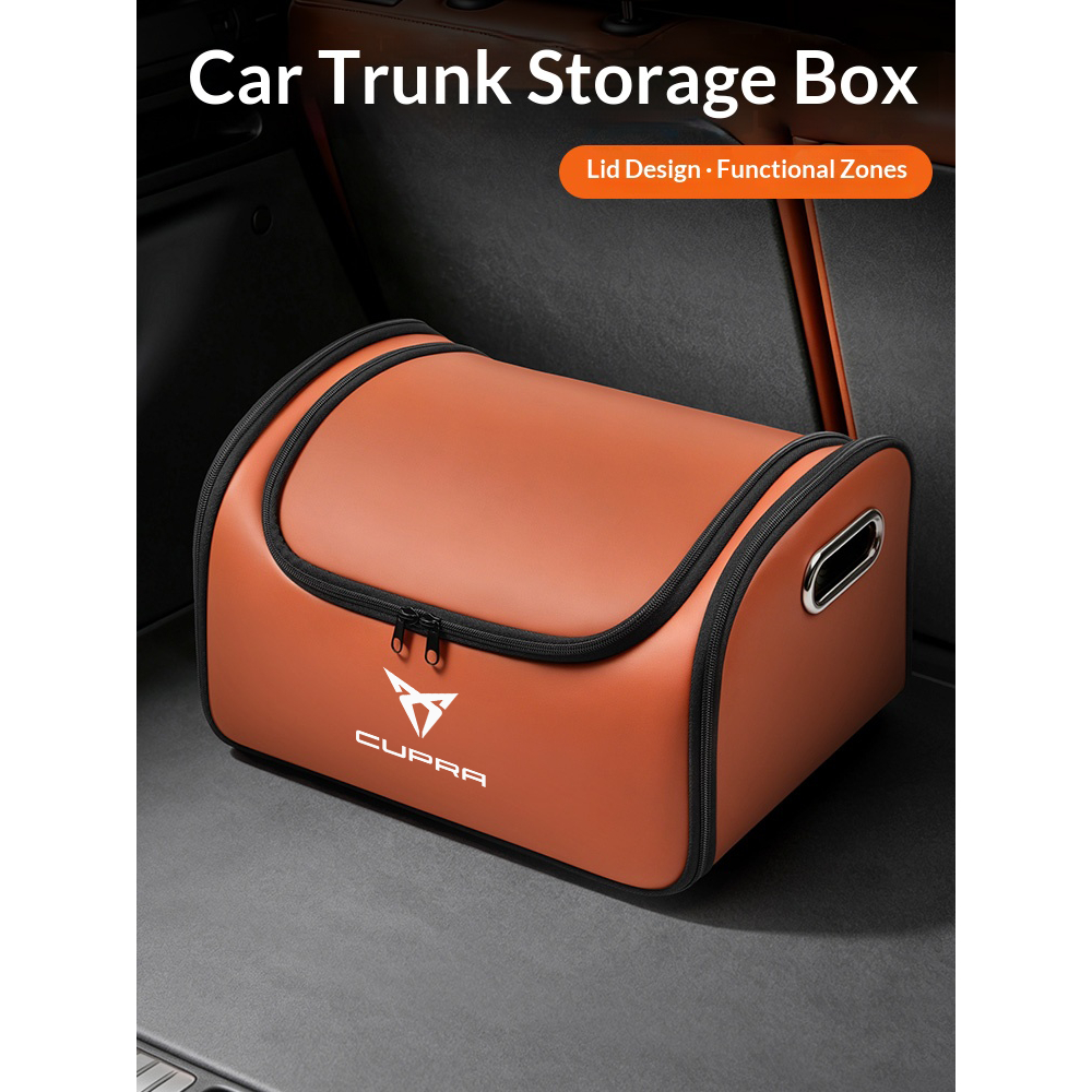 สําหรับ Cupra Ateca Leon IBIZA Raval Formentor Terramar Tavascan Car Seat Storage Bag Trunk Organize