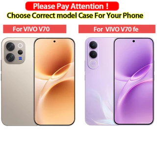 เคส Vivo V70 V60 V70 FE V60 Lite V40 V50 5G เคสสีลูกกวาด เคสแม่เหล็กกันกระแทก พร้อมที่ป้องกันเลนส์กล้อง ผิวด้านแบบสาก นุ่ม หนา มีถุงลมนิรภัย โทรศัพท์เรียบง่าย