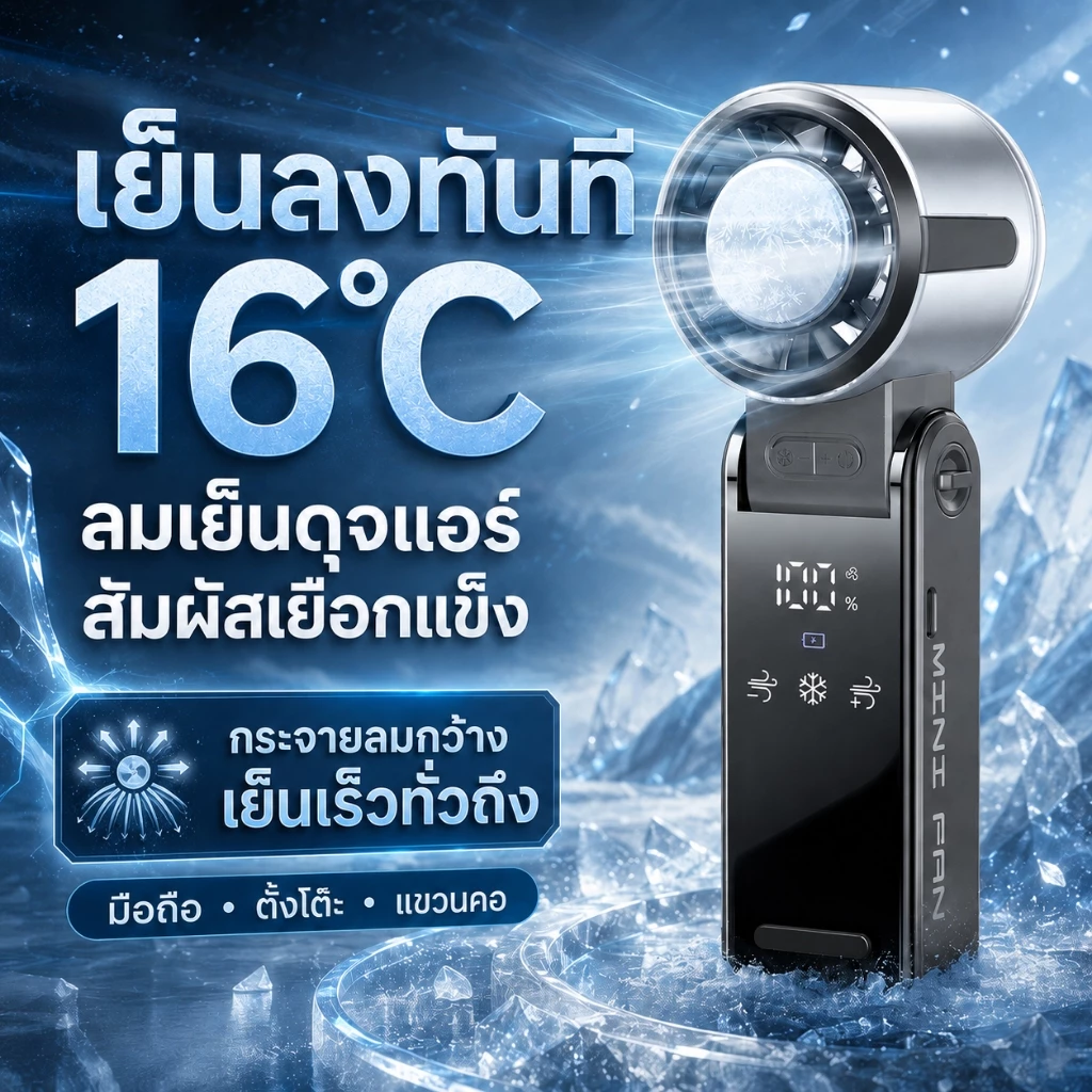 Ice Sensation Refrigeration Refrigeration Handheld Small Fan 16℃ระบายความร้อนเร็ว ระบายความร้อน เทอร์โบ ลมสูง ยูเอสบี ชาร์จสก์ท็อปห้อยคอมือถืออเนกประสงค์พัดลมพกพากลางแจ้งพร็อพนักเรียนพรรคสํานักงานระบายความร้อนเครื่องมือที่มีประโยชน์ตั้งแคมป์พร็อพปิด