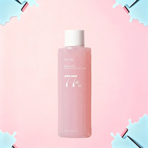 Anua Peach 77% Niacin Essence Toner 250ml Brightening Hydrating Toner สําหรับผิวมันและหมองคล้ํา