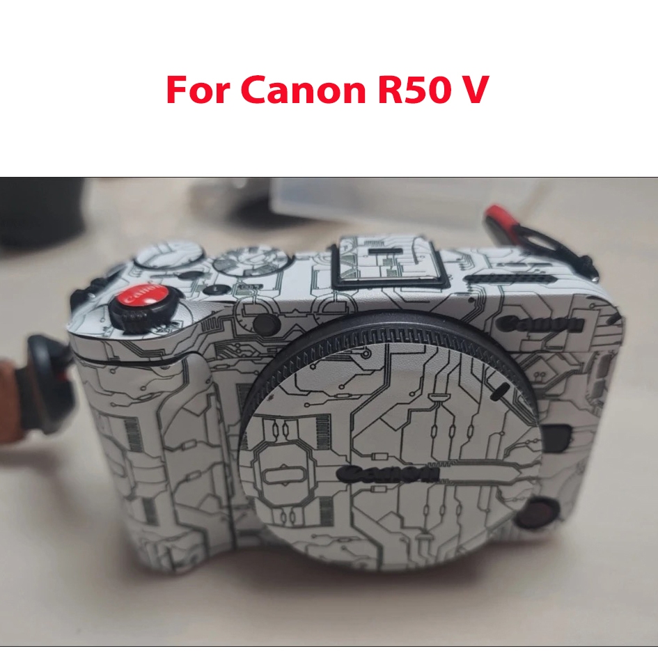 กล้องสติกเกอร์สําหรับ Canon EOS R50 V Decal ผิวไวนิลห่อฟิล์ม Anti-Scratch Protector Coat EOSR50V R50