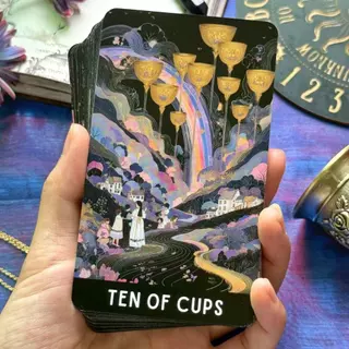 ไพ่ทาโรต์ The Bloom Veil Tarot 78 ใบ พร้อมคู่มือภาษาอังกฤษ + คู่มือภาษาไทยแบบดิจิทัล ลายดอกไม้สวยละมุน สำหรับมือใหม่ Tarot Cards