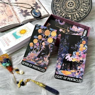 ไพ่ทาโรต์ The Bloom Veil Tarot 78 ใบ พร้อมคู่มือภาษาอังกฤษ + คู่มือภาษาไทยแบบดิจิทัล ลายดอกไม้สวยละมุน สำหรับมือใหม่ Tarot Cards