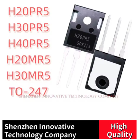 5PCS ยี่ห้อ H20PR5 H30PR5 H40PR5 H20MR5 H30MR5 TO-247 ทรานซิสเตอร์คุณภาพดีที่สุดในสต็อกร้อน