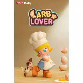 POPMART POPMART MOLLY Bread Head Series Mystery Box รูปเค้กเบเกอรี่ตกแต่งสาวฟรี