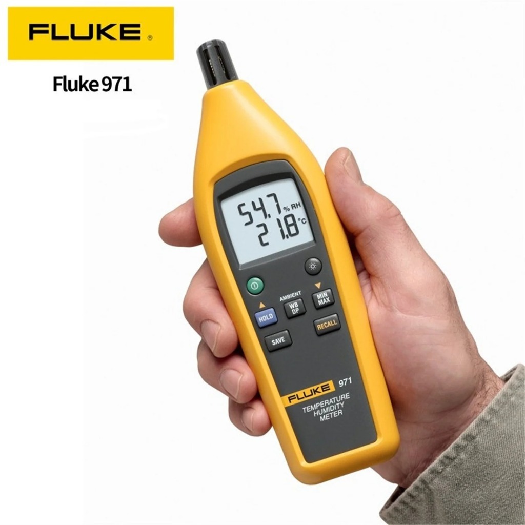 Fluke 971 เครื่องวัดความชื้นอุณหภูมิ -20°ซี ถึง 60°ค (-4°ฉ ถึง 140°เอฟ)