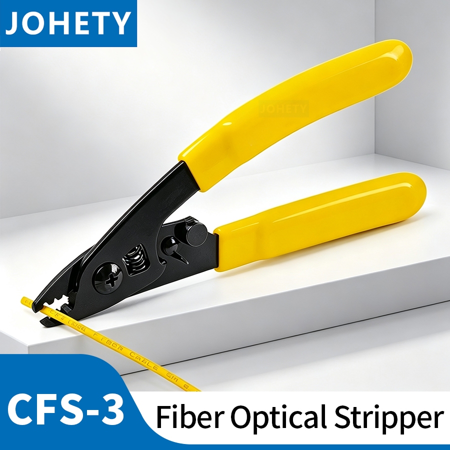 OHETY Fiber Optical Stripper CFS3-3 คีมตัดสายเคเบิลสําหรับ Simplex และ Duplex Fiber Cable Stripping