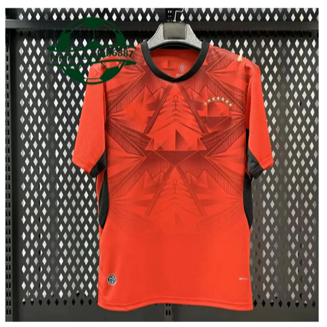 Fan Version 2026 E-gypt Home Away เสื้อฟุตบอลแขนสั้นผู้ชาย