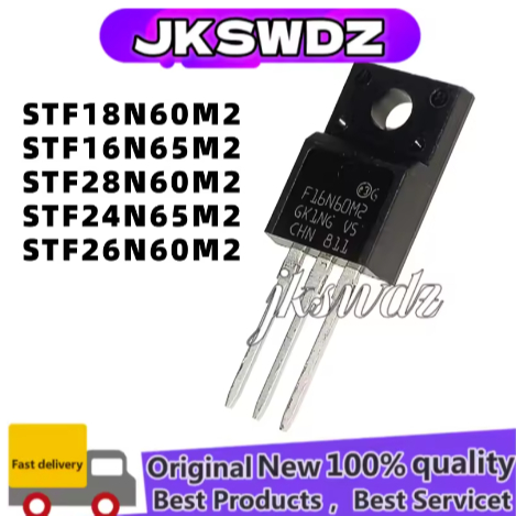 5PCS 100% ใหม่ TO-220F 16N65M2 STF28N60M2 28N60M2 STF24N65M2 24N65M2 STF18N60M2 STF26N60M2 MOSFET 26