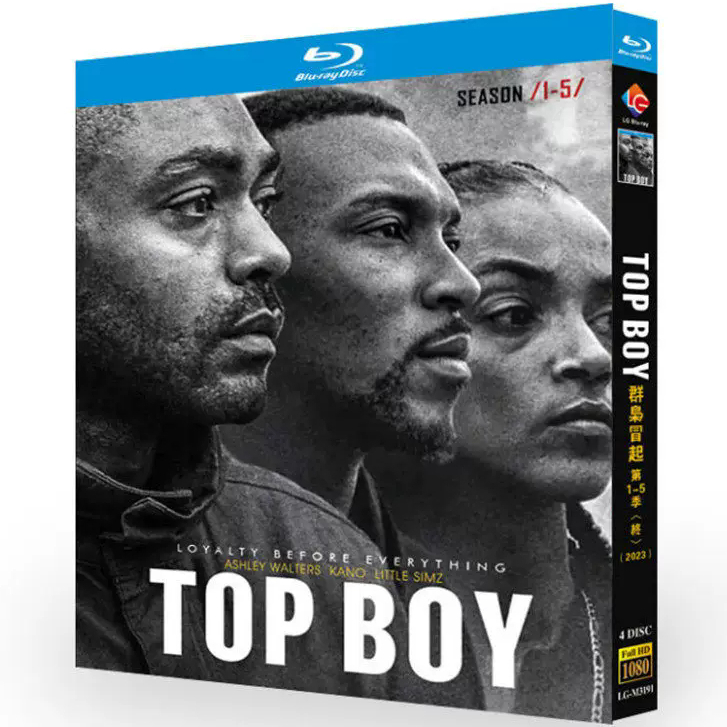 Blu-ray American Drama Top Boy ซีซั่น 1-5 1080P Hobby Collection