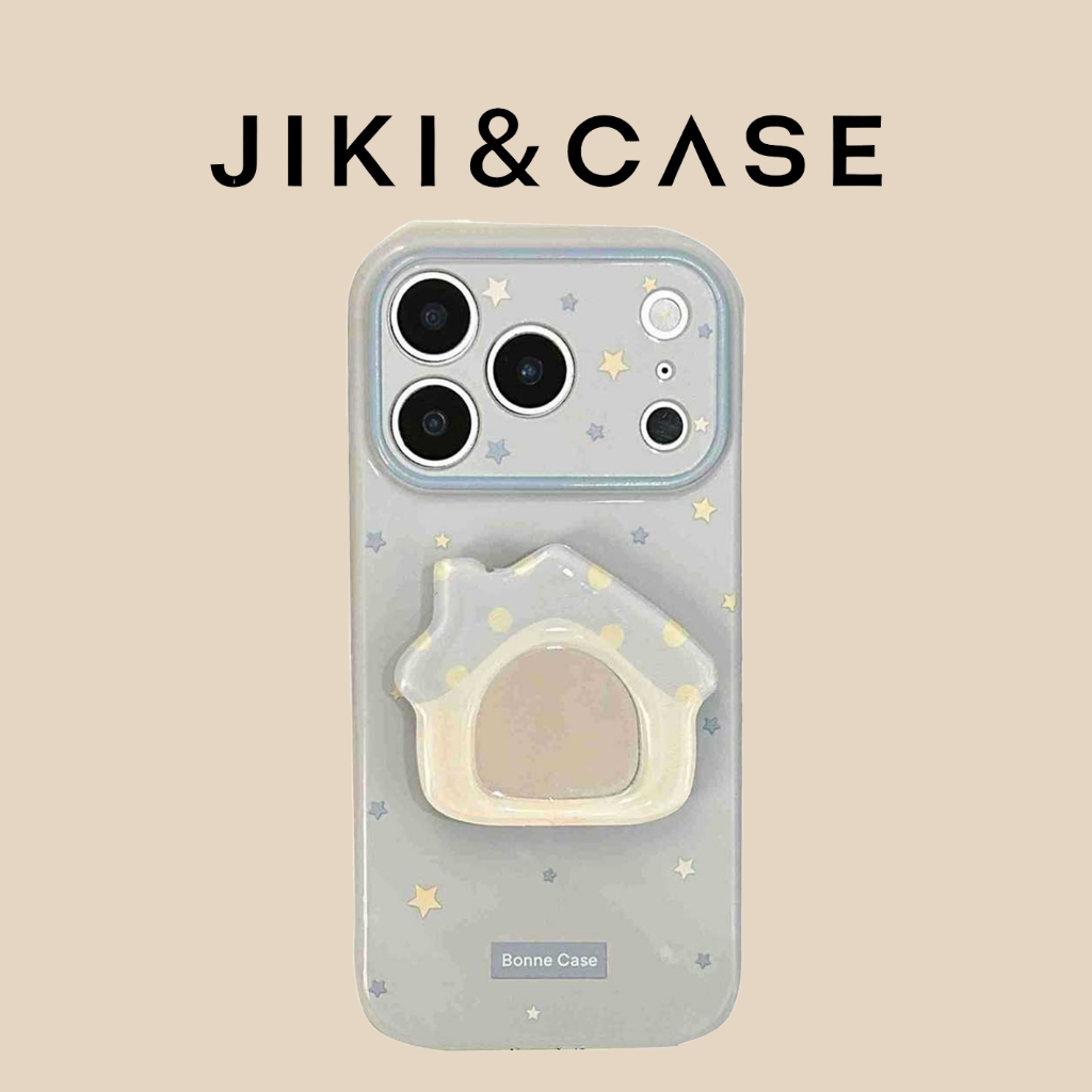 เคส ไอโฟน เหมาะสําหรับ ไอโฟน17/16/15 ไอโฟน เคสโทรศัพท์พร้อมที่วางโทรศัพท์สีฟ้าเคสโทรศัพท์กันกระแทก