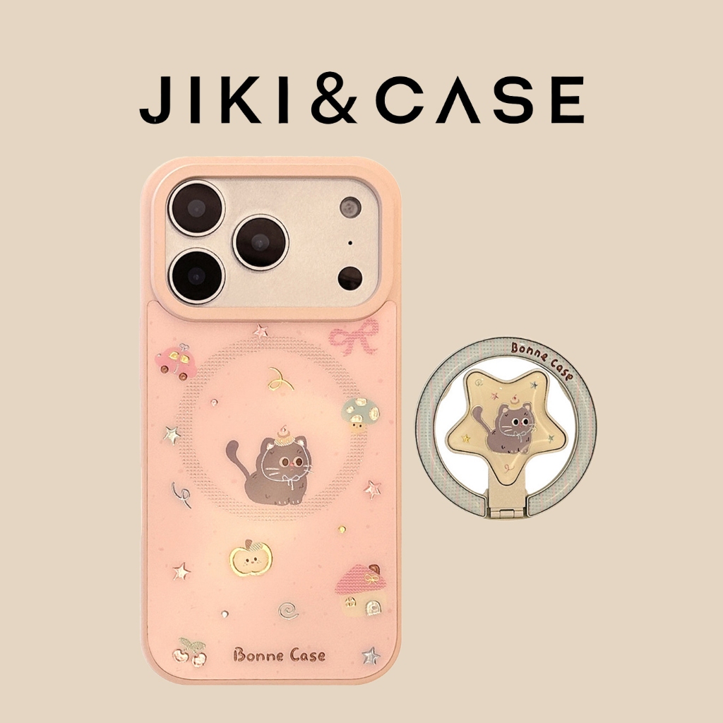 เคสโทรศัพท์ ไอโฟน เหมาะสําหรับ ไอโฟน17/16/15 ไอโฟน เคสโทรศัพท์พร้อมที่วางโทรศัพท์เค้กเคสโทรศัพท์กันก