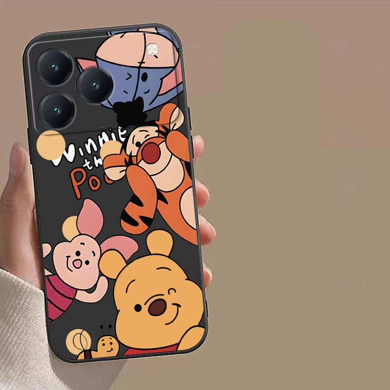 TECNO Spark 50 4G spark50 Case Winnie The Pooh Tigger Case Liquid Silicon Cover Shell