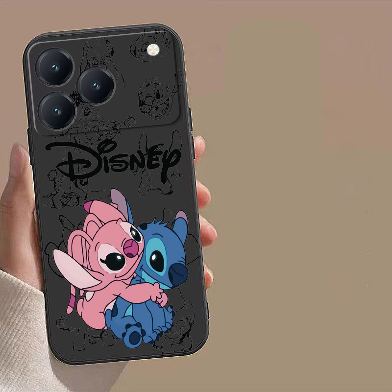 TECNO Spark 50 4G spark50 เคสคู่ Hug Stitch Disney Case Liquid Rubber Cover Shell Protetora