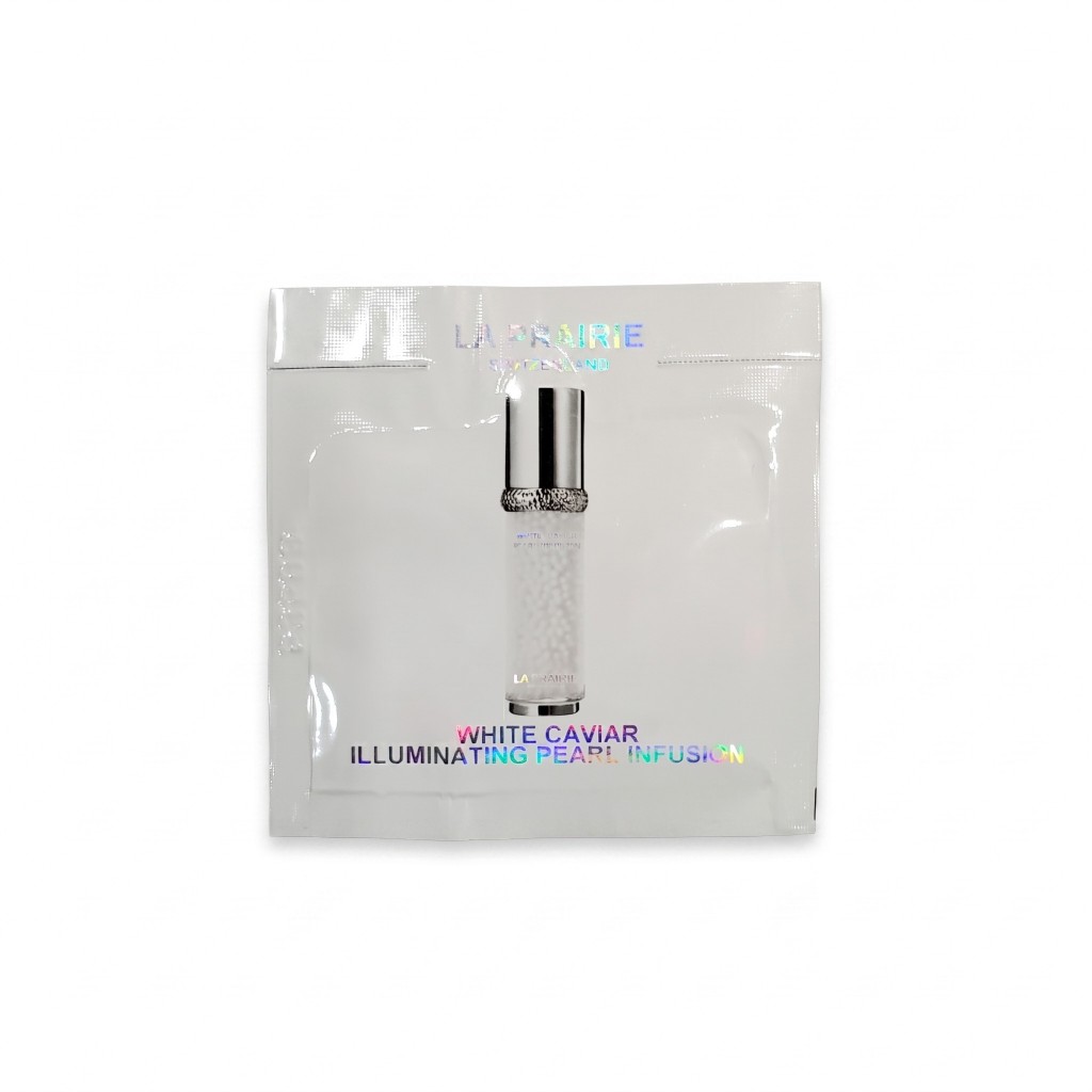 10 ชิ้น La Prairie White Caviar Illuminating Pearl Infusion 2.5ml มินิตัวอย่างขนาดซอง Luxury Skincare Trial