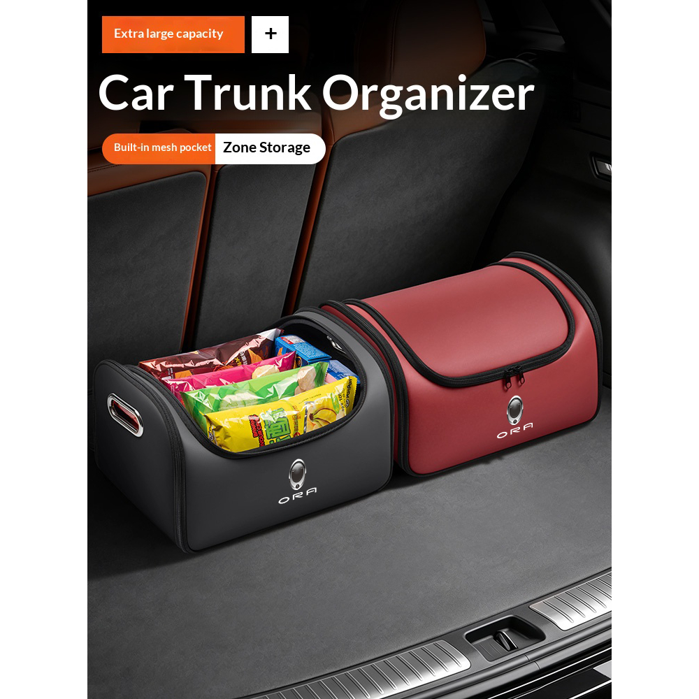 สําหรับ ORA IQ Punk Cat แมวสีขาว R1 R2 Lunky Cat GT บัลเล่ต์ ES13 รถที่นั่งกระเป๋า Trunk Organizer ก